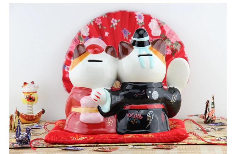 Tirelire Couple Maneki-Neko | Collection Chance