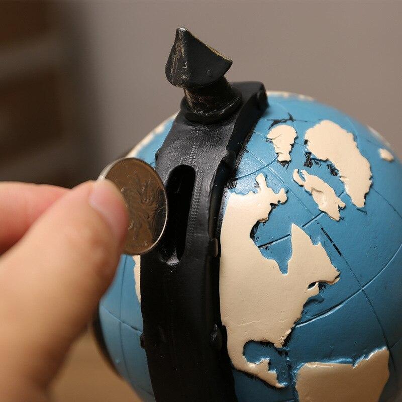 Tirelire Globe Terrestre | Collection Voyageurs