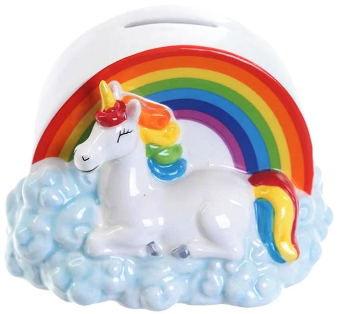 Tirelire Licorne Arc en ciel | Animaux Fantastiques