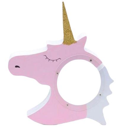 Tirelire Tête Licorne Transparente | Animaux Fantastiques