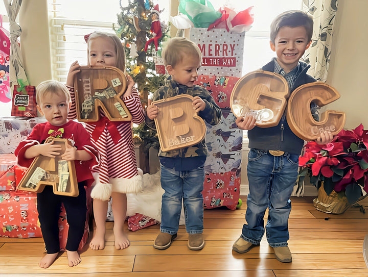 Tirelire Personnalisée en Bois | Collection Personnalisée