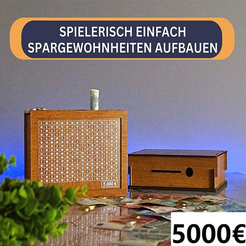 Tirelire Japonaise Bois Couleur Chêne | 2000€ à 10000€