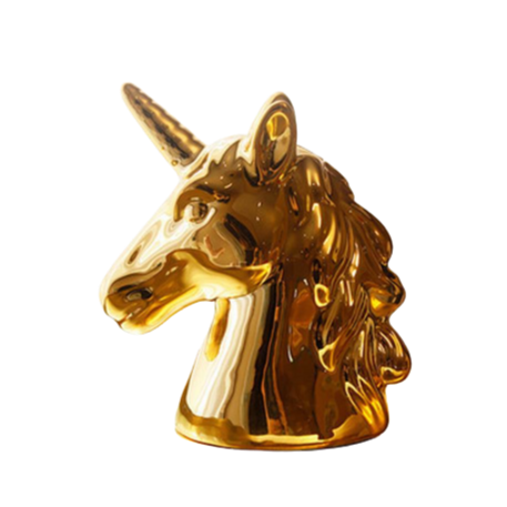 Tirelire Licorne Dorée | Animaux Fantastiques