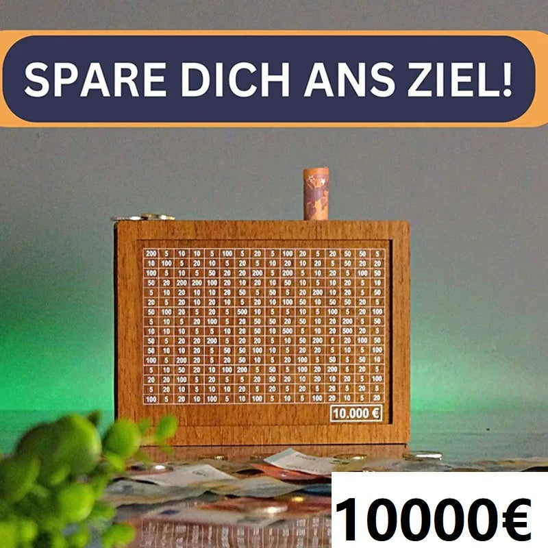 Tirelire Japonaise Bois Couleur Chêne | 2000€ à 10000€