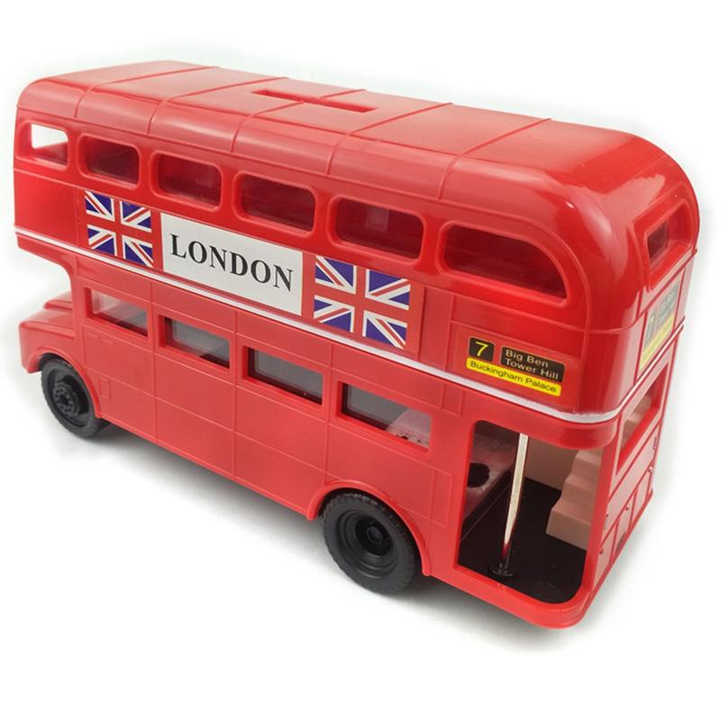 Tirelire Bus Anglais | Véhicules de Voyage