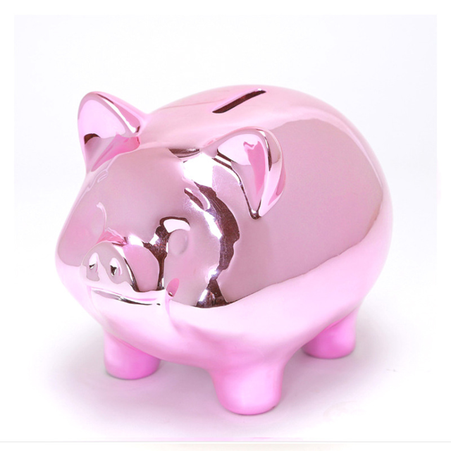 Tirelire Cochon Doré | Animaux de la Ferme