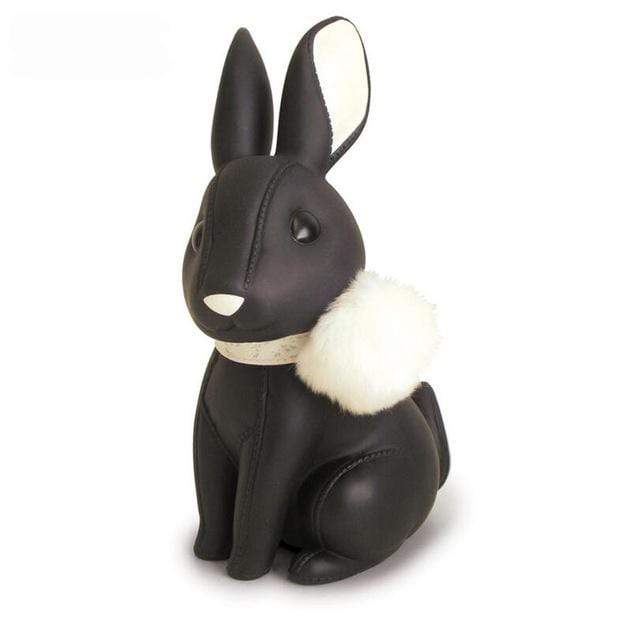 Tirelire Lapin Noir | Animaux de la Forêt