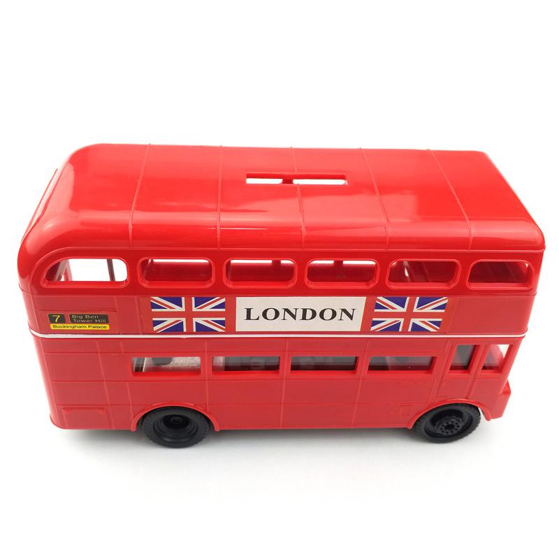 Tirelire Bus Anglais | Véhicules de Voyage