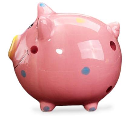 Tirelire Cochon Jaune | Collection Animaux de la Ferme