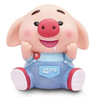 Tirelire Cochon Rose Assis | Animaux de la Ferme