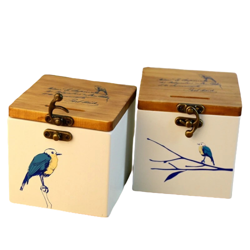 Tirelire Japonaise Bois | Collection Exotique