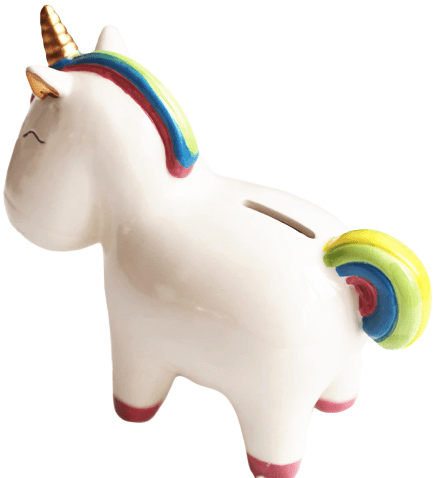 Tirelire Licorne céramique | Animaux Fantastiques