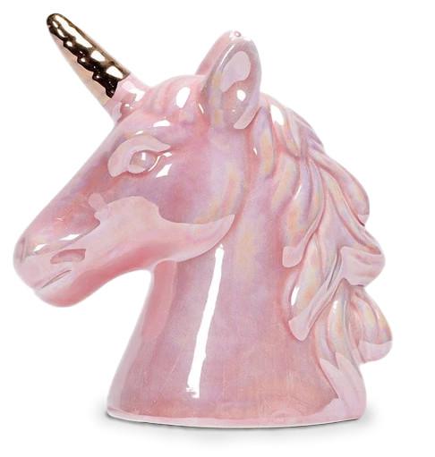 Tirelire Tête Licorne Rose | Animaux Fantastiques